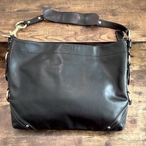 COACH CARLY CALFSKIN LEATHER HAND BAG